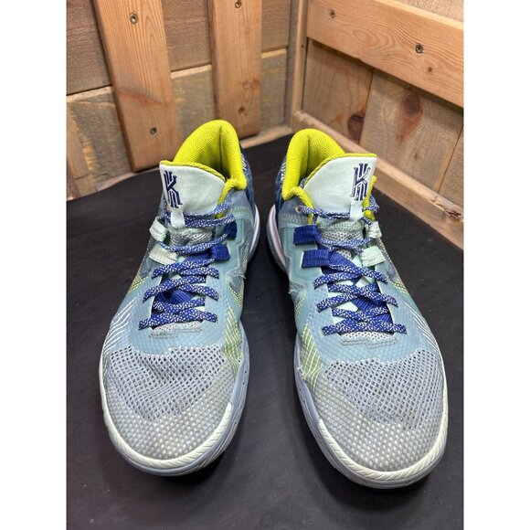 Nike Kyrie Flytrap V Ocean Cube Basketball Shoes Mens US8.5 Blue/Yellow - Picture 3 of 11